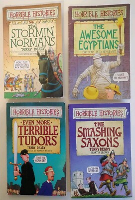 HORRIBLE HISTORIES x11 by Terry Deary PB Scholastic vintage 1990's