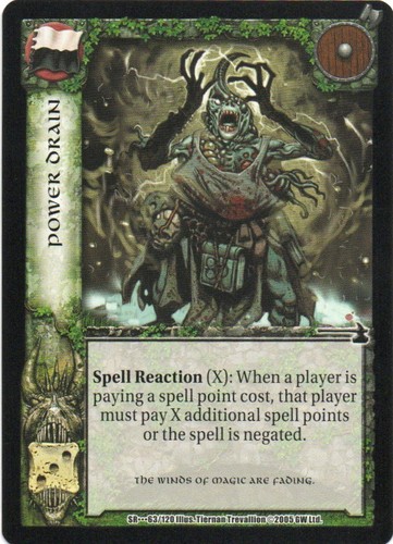 WARCRY SWORDS OF RETRIBUTION 2005 Individual Trading Cards - Foto 59 di 231