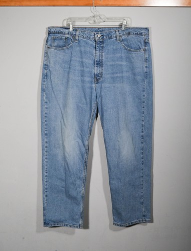 Levi's 01550-0012 Relaxed Mid Rise Light Tapered 550 Big Tall Jeans Sz 44 X 32 - Picture 2 of 5
