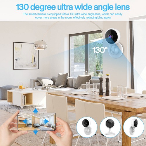 1080P WiFi Wireless Indoor Home Security Camera Night Vision Baby Pet Monitor - Picture 4 of 15