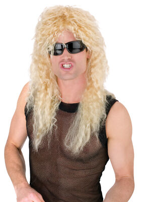 Blonde Headbanger Wig - Fun World