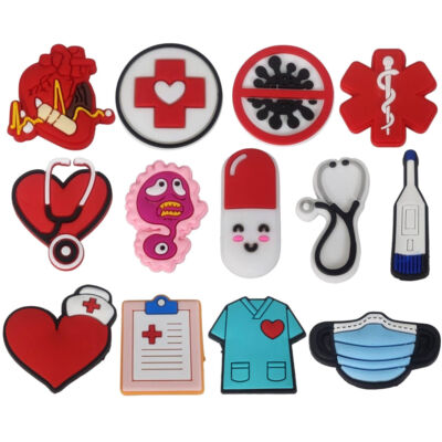 Shoe Charms für Clogs Schuh Pin Krankenhaus Anstecker für Crocs Arzt Medizin