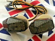 ✨ SMOKED SUZUKI FLUSH MOUNT FAIRING INDICATORS GSXR BANDIT SV 600 650 750 1000 ✨