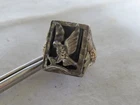 Vintage RGC Sterling Silver 12K Black Hills Gold Eagle Ring