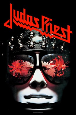 Judas Priest Hell Bent For Leather Large Size Textile Poster Flag Official