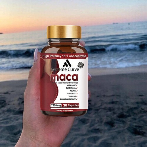 60 Kapseln Maca die leicht zu schlucken sind erhöhen natürliche Kurven für Gesäß - Bild 7 von 9