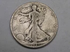 Key Date 1921-S Walking LIBERTY Half Dollar STRONG VG.  #27
