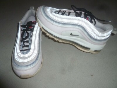 NIKE AIR MAX 97 LIGHT PINK WHITE BLACK 921733-603 SHOES