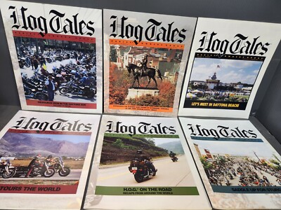 INVENTORY マガジン ENTIRE YEAR 1995 Hog Tales Motorcycle Magazine Volume 13 Numbers 1