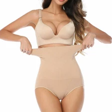 Women's Fajas High Waist Shorts Girdle Panty Body Shaper Tummy Control Shapewear