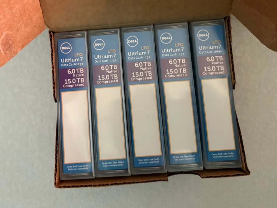 Dell 07J4HF LTO-7 6TB/15TB Data TAPE Cartridge 7J4HF (1 PC-SINGLE tape) LTO7 - Image 2 of 2