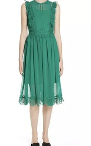 ted baker porrla frill lace midi dress