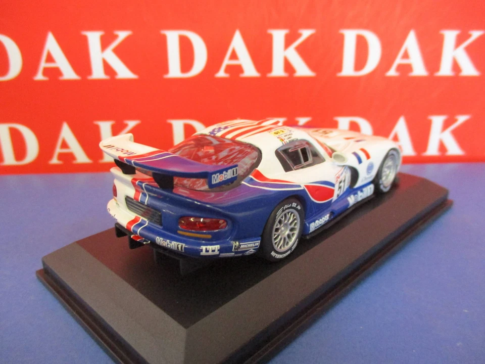 Die cast 1/43 Modellino Auto Chrysler Viper GTS-R  24H Le Mans 1998 D. Lamy - Immagine 3 di 4