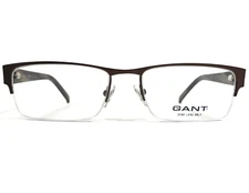 GANT Eyeglasses Frames G KENMORE SBRN Brown Rectangular Half Rim 54-17-140