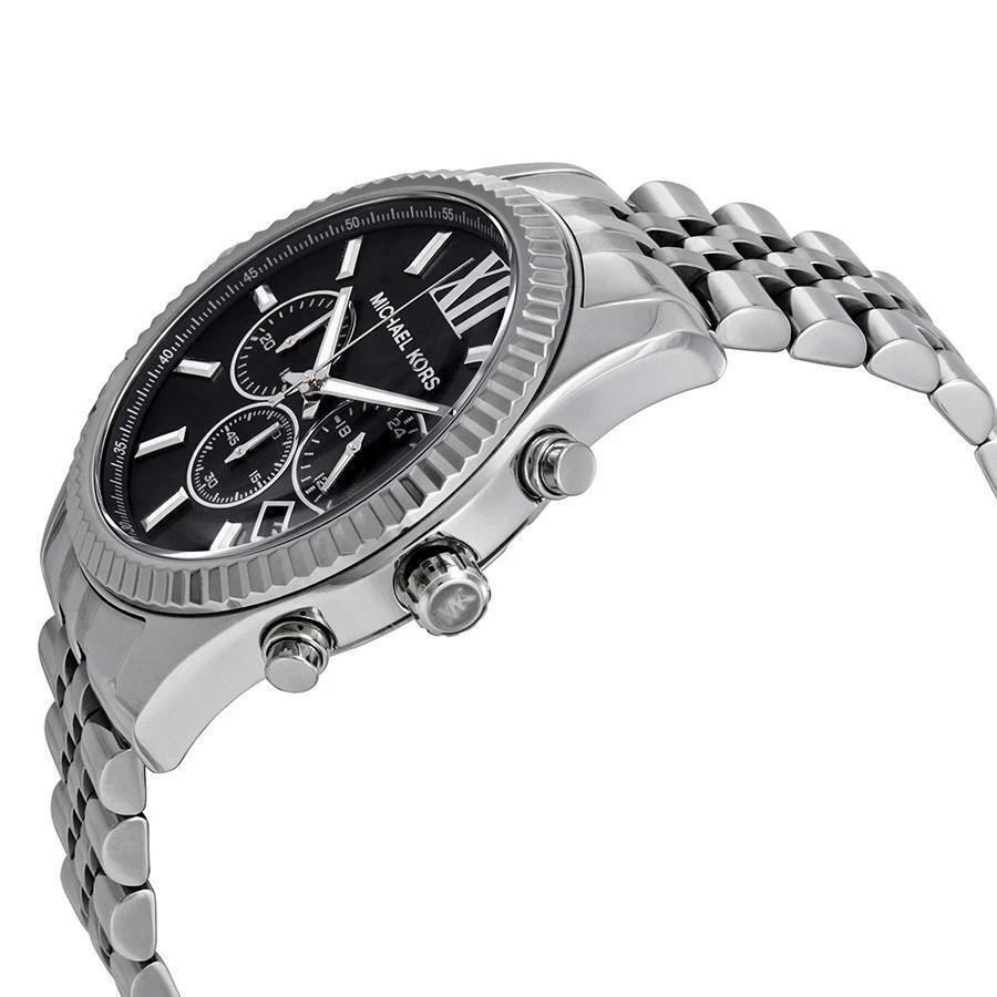 MICHAEL KORS Lexington MK8602 Black 45mm Mens Watch NEW MK watch