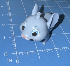 Disney 2010 Jakks Ratatouille Rat Gray PinkPush Tab On Head - No Tail