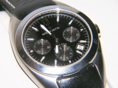 Wyler Vetta chronograph Mech. Automatic Black (1722) | eBay