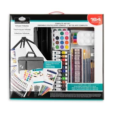 164pc Mixed Media Artist Satchel Carry Set
