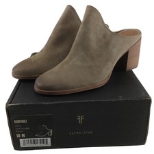 Frye Women's Naomi Mule Slip On Beige US 10M