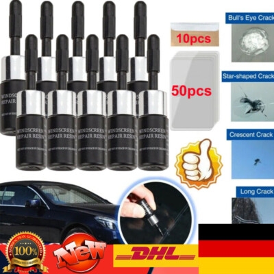 Repair Glass Windshield Kit Window Crack Car Tool Cracked Windscreen DIY Fixing