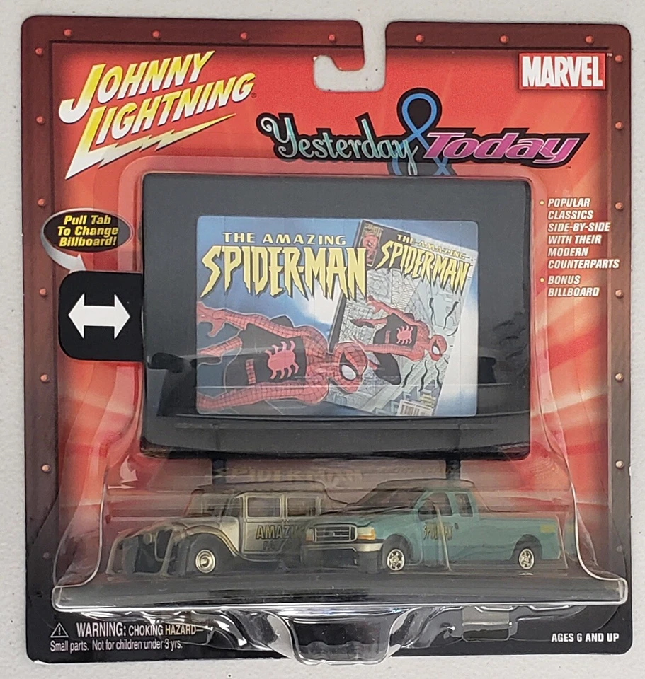 JOHNNY LIGHTNING YESTERDAY & TODAY AMAZING FANTASY AMAZING SPIDER-MAN 1:64 SCALE - Image 2 of 4