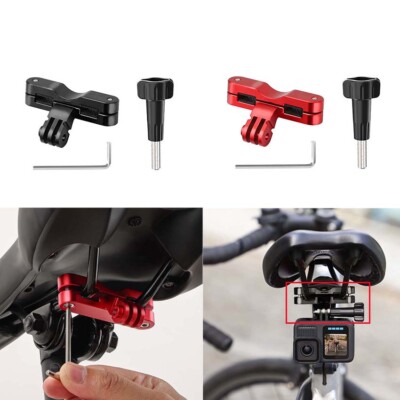 Bike Saddle Mount Sport Camera Clamp Holder For DJI Action 5 Pro/Insta360 X4