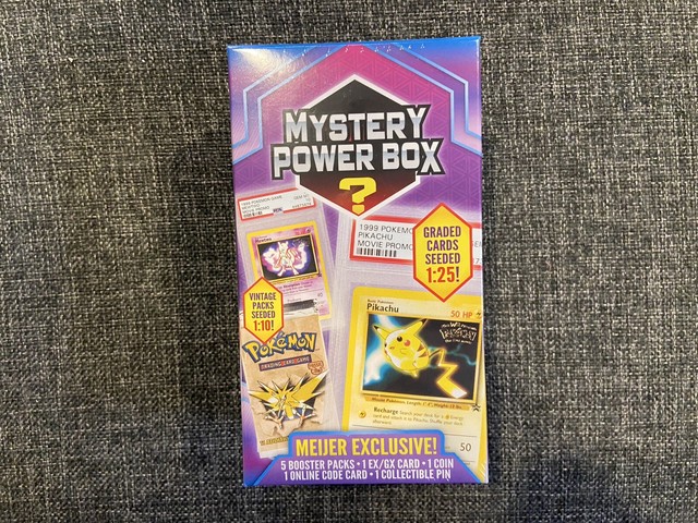 Pokemon Mystery 2 Total Power Boxes Meijer - Graded Cards Seeded 1 25