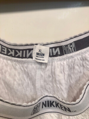 Sous-vêtement Thermique Nikken Thermowear - Bas Long Johns Taille XL, Blanc, Composition Thermorégulante