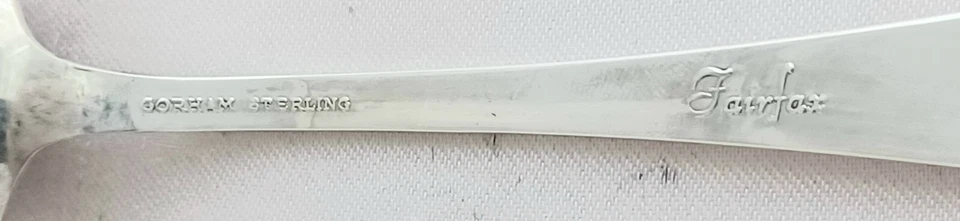 Ajuste de lugar Fairfax de Gorham Sterling 4 piezas tamaño lugar Foto 3 de 4