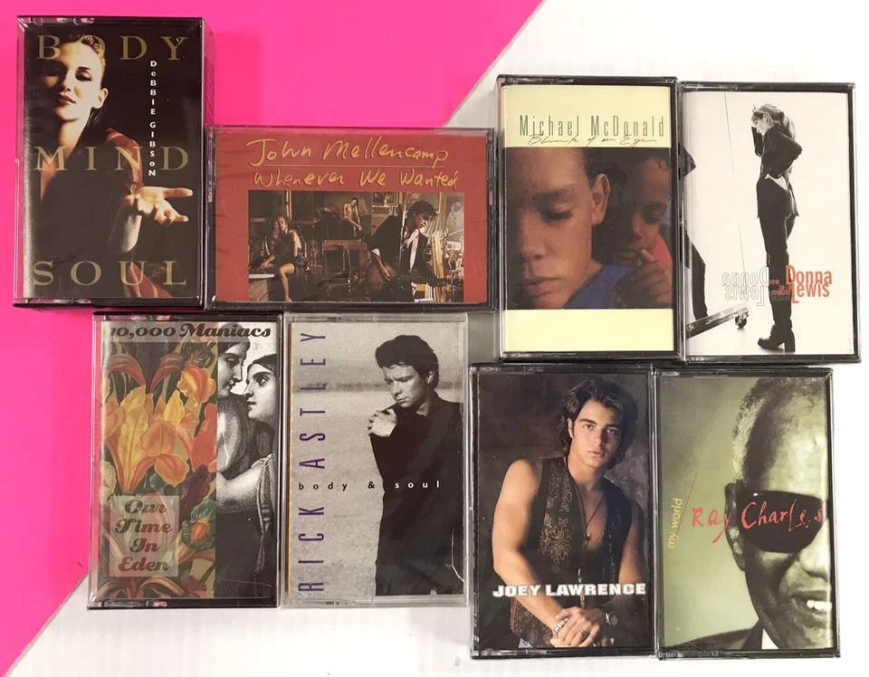 16x SEALED NEW CASSETTE Lot: Vintage late 80's/early 90's *see details #1639 - Image 2 of 4