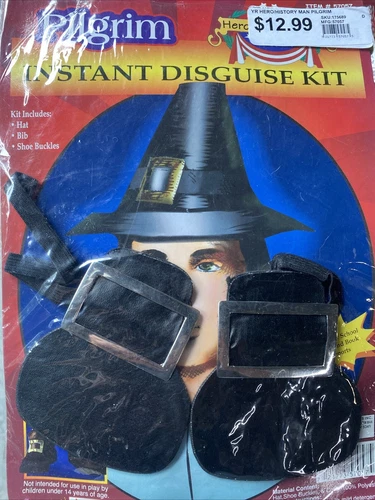 HEROES IN HISTORY - PILGRIM MAN by Forum, One size / Halloween Costume