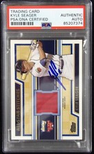 Kyle Seager Signed 2014 Topps All Star Stiches Relic Card #ASR-KSE PSA Authentic