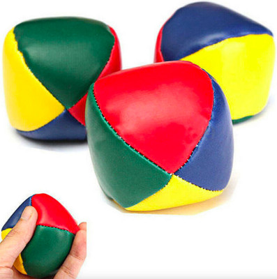 Jonglierbälle 2 Sets (6 Stück)   bunt, handlich, neu  