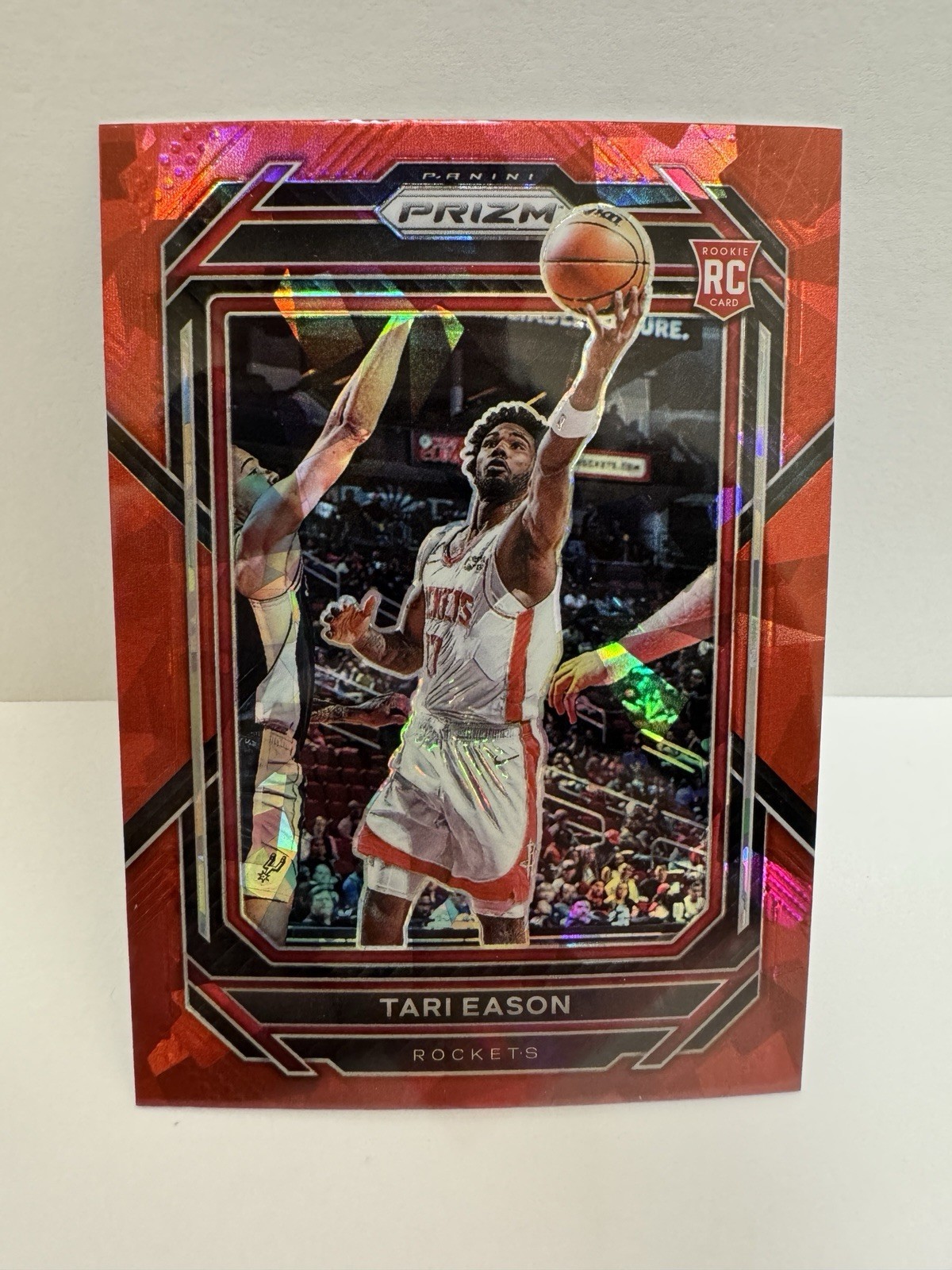 TARI EASON 2022-23 Panini Prizm #258 Red Ice Prizm (RC)