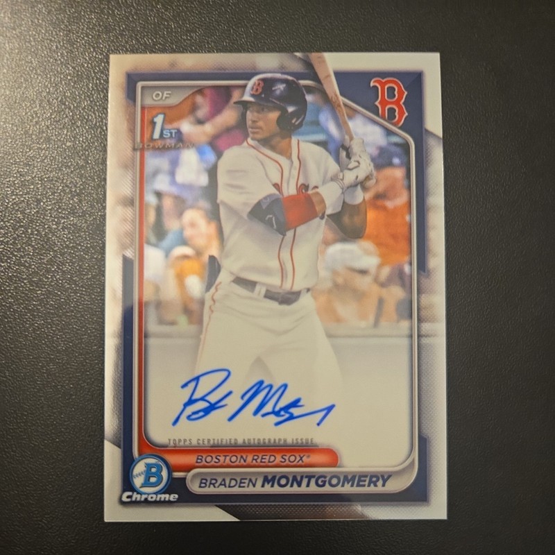 2024 Bowman Draft - Chrome 1st Autographs Braden Montgomery #CPA-BM  