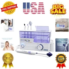 SinuPulse Elite Advanced Nasal Irrigation System with 30 SinuAir Saline Packe...