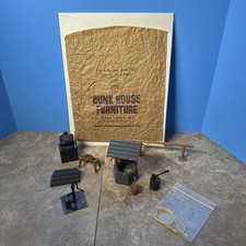 Marx Fort Apache Western Stockade Outside 12 Accessories Terrain E Original Bag