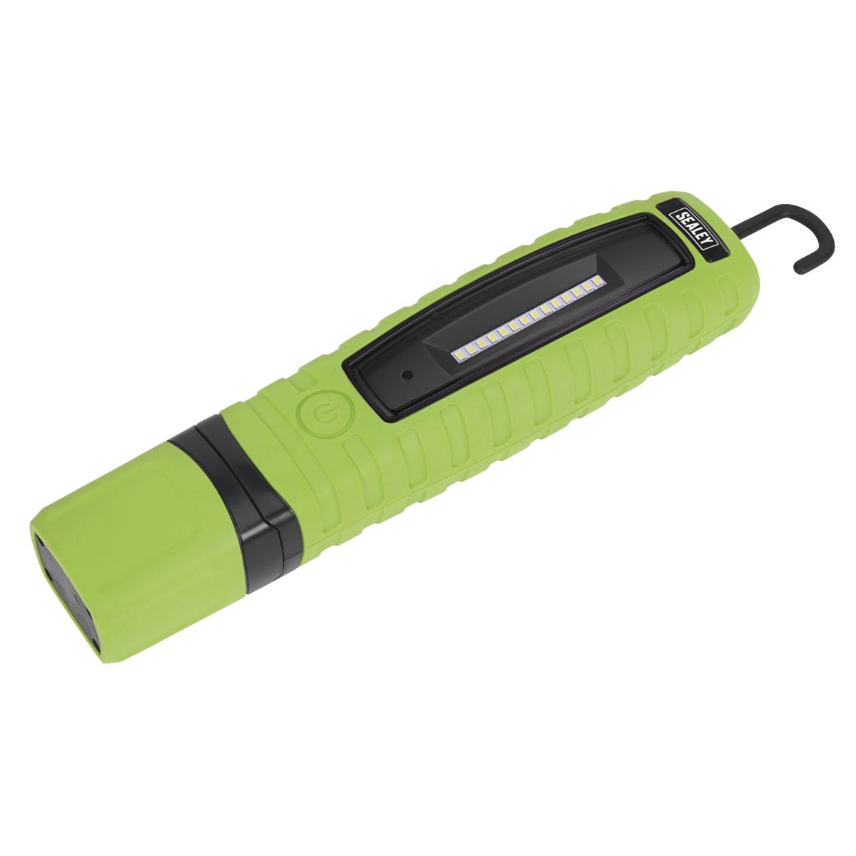 Sealey LED360G Cordless 360° 10 SMD, LED Rechargeable Inspection Lamp Green