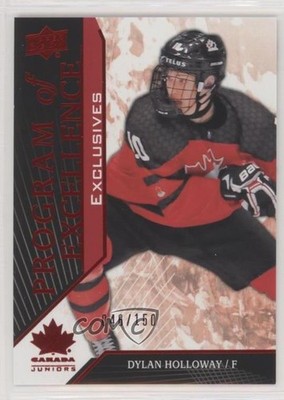 2019 Team Canada Juniors Program of Excellence Exclusives Dylan Holloway 9uf