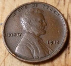 Lincoln Wheat Cent 1915-P Fine/VF #26
