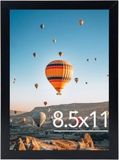 8.5x11 inch Picture Frame Black for Certificate Poster and Photo, Horizontal and