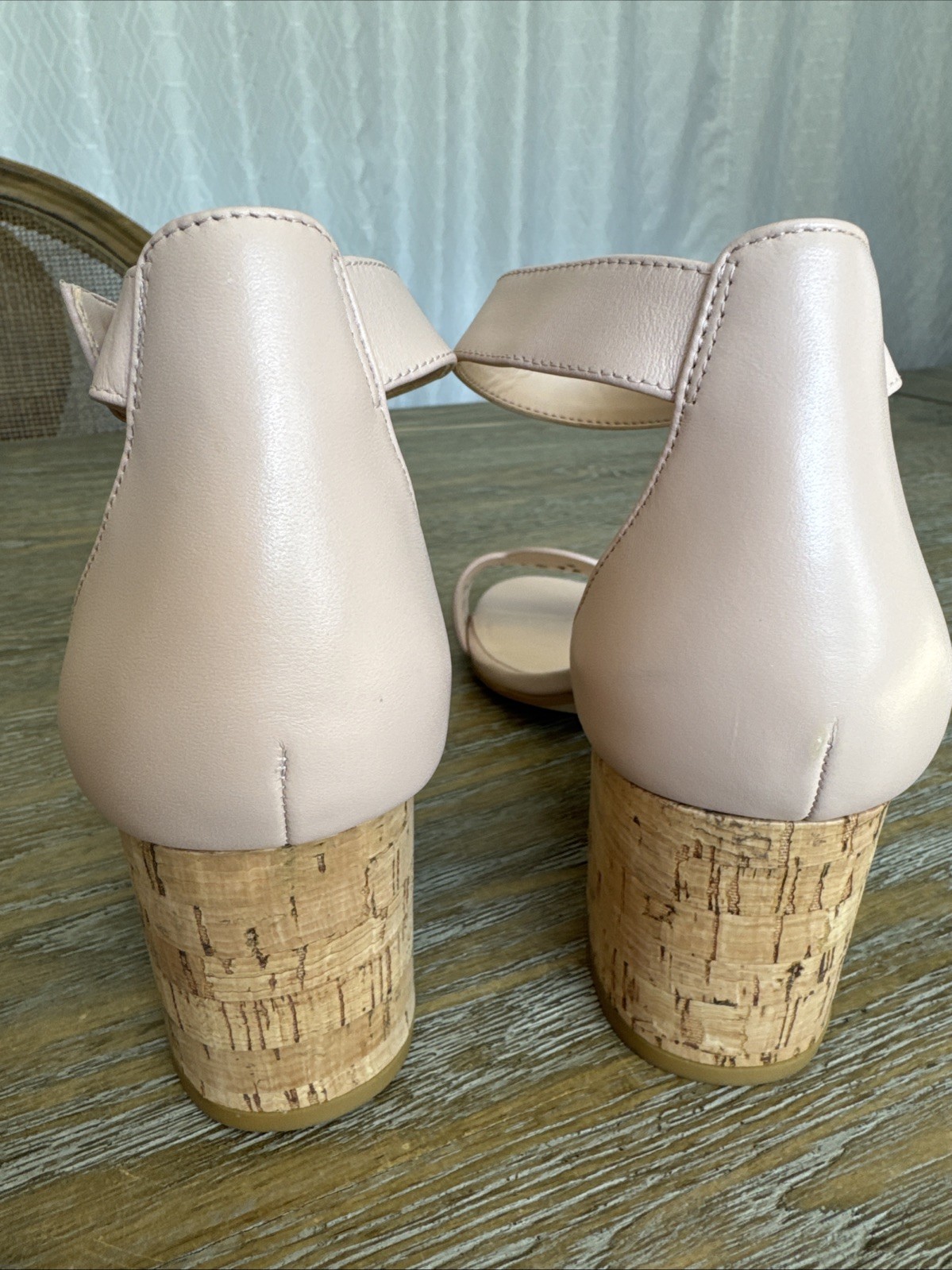 Kate Spade 9 Open Toe Heels Sandals “ Wednesday” Light Beige Leather New(other) thumbnail 4
