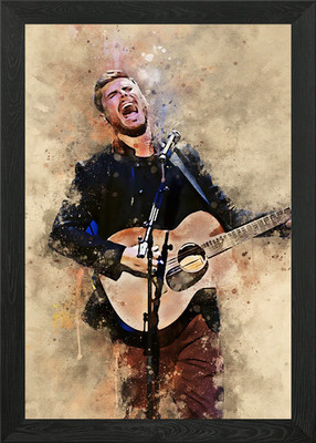 Cory Asbury Aquarell gerahmtes Wandbild Poster Leinwanddruck Bild