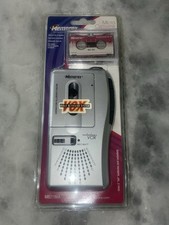 Memorex Micro Lettore Cassette Registratore Vocale VOX Voice Activated MB2186A Nuovo