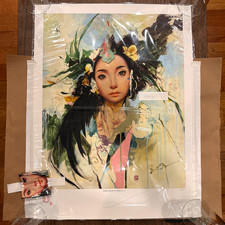 Soey Milk "Juniper" Fine Art Print - Hand Embellished Edition 3/25 Signed