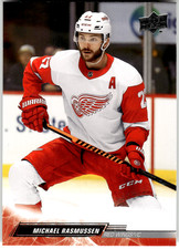 2022-23 Upper Deck Series 2 #317 MICHAEL RASMUSSEN Detroit Red Wings NHL Hockey