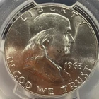 1963  50C FRANKLIN SILVER HALF DOLLAR PCGS MS 64 SHARP COIN 032830