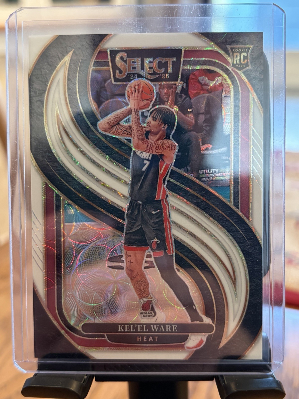 2024-25 Panini Select - Premier Level Kel'el Ware White Scope Prizm /35 (RC)