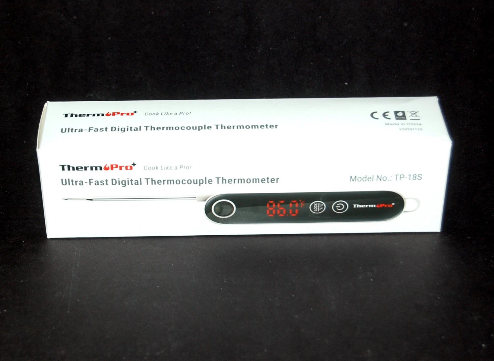 ThermoPro TP18 Ultra Fast Digital Instant Read Meat Thermometer | Grilling BBQ