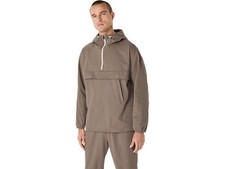 ASICS Double Weave Relaxed Pullover Jacket Men's Sports Top Plus Shorts Size LG